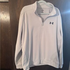 Under Armour Men's Zip Up Sweater - White and Black